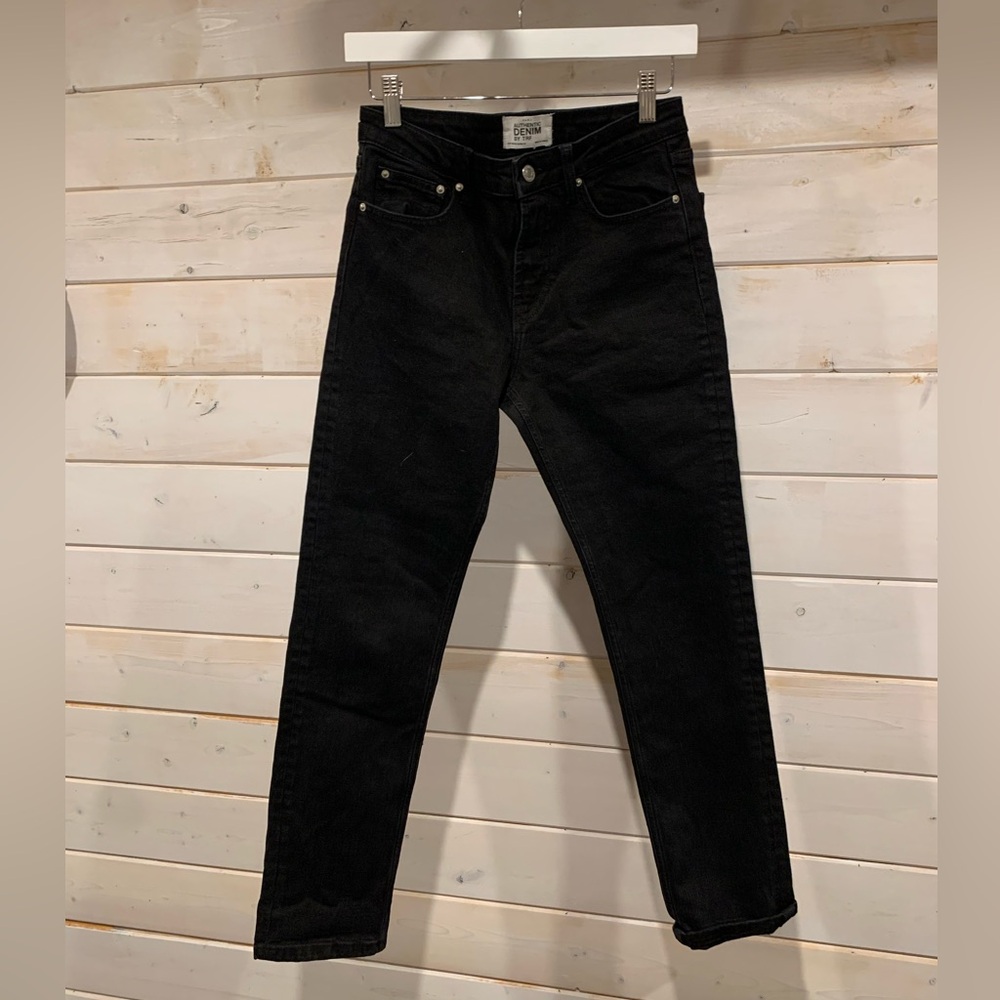 Zara Authentic Denim by TRF | Black Straight Leg Jeans